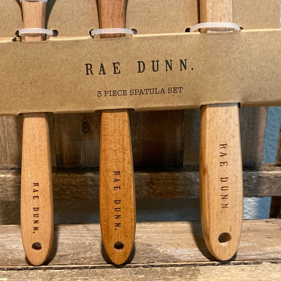 Rae Dunn Easter Spatulas, Spring Silicone Spatulas With Wooden Handles Set Of 3 - Picture 13 of 15
